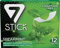 7 STICK 14STICKS CHEWING GUM SPEARMENT