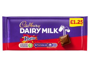 Cadbury Dairy Milk Daim 18 x 120g £1.25 PM