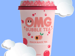 OMG Bubble Peach Black Tea 270ml x 10